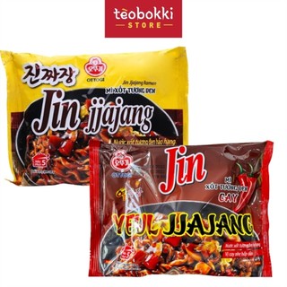 Mì Ottogi/Otoki xốt tương đen Jin Jjajang 75g, 135g