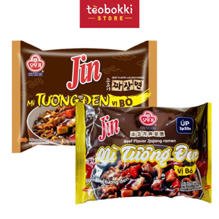 Mì Jin tương đen vị bò Ottogi 65g, 135g