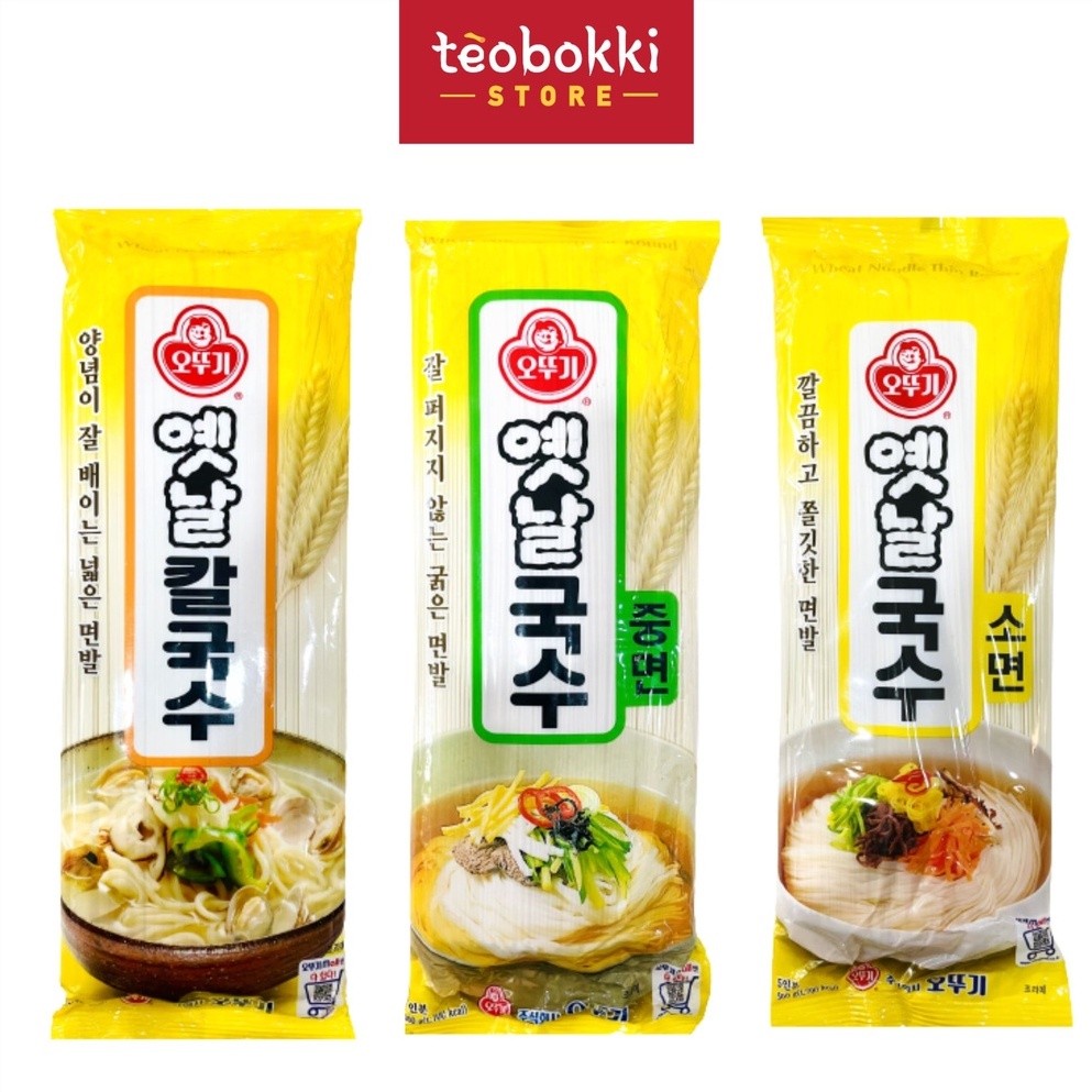 Mì sợi nhỏ, trung, lớn Ottogi/Otoki 500g