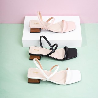 [XẢ KHO] Giày Sandal Cao Gót Nữ 3cm Quai Mảnh Pixie H290