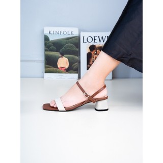 Giày Sandal Cao Gót 4cm Quai Ngang Pixie H315