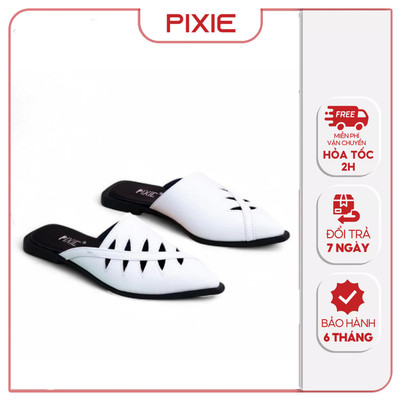 [XẢ KHO] Dép Sục Mũi Nhọn Cắt Hoạ Tiết Hình Thoi Pixie H313