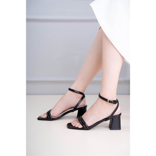 [XẢ KHO] Giày Sandal Nữ Kiểu Cao Gót 5cm Quai Kép Pixie H295