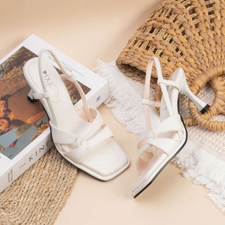 Giày Sandal Cao Gót Nữ 7cm Quai Đan Chéo Pixie H130