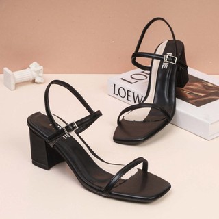 [XẢ KHO] Giày Sandal Cao Gót Nữ 5cm Quai Mảnh Pixie E236