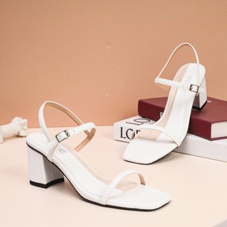 [XẢ KHO] Giày Sandal Cao Gót Nữ 5cm Quai Mảnh Pixie E236