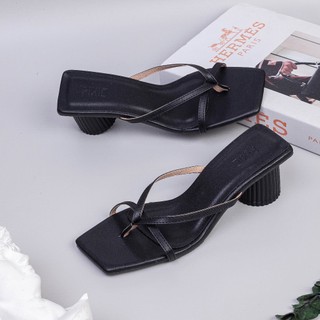 [XẢ KHO] Guốc Cao Gót Nữ 5cm Kiểu Xỏ Ngón Nữ Pixie X734