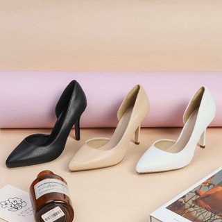 Giày Cao Gót 7cm Gót Nhọn Hở Eo Pixie X693