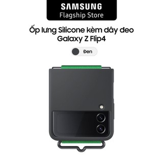 Ốp lưng Silicone kèm dây đeo điện thoại Samsung Galaxy Z Flip 4