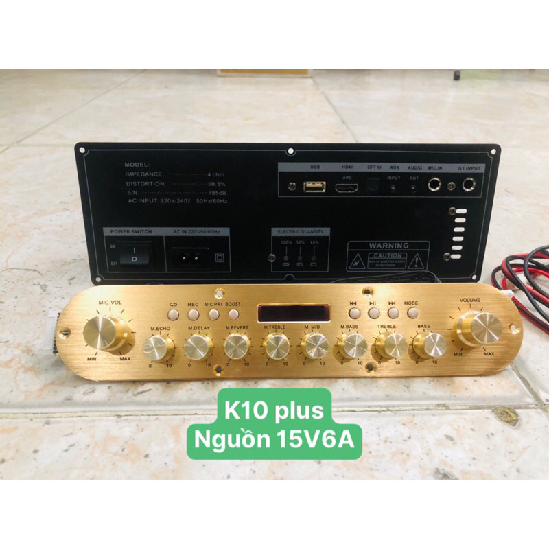 Mạch loa kéo K10 plus 100w