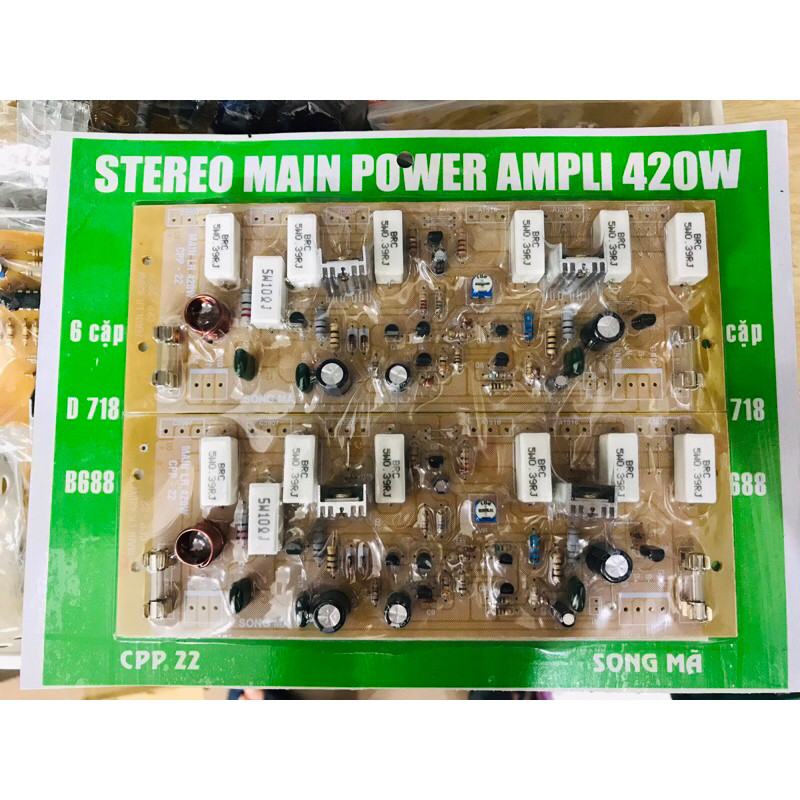 Bo công suất âm ly 12 sò 420w Song Mã