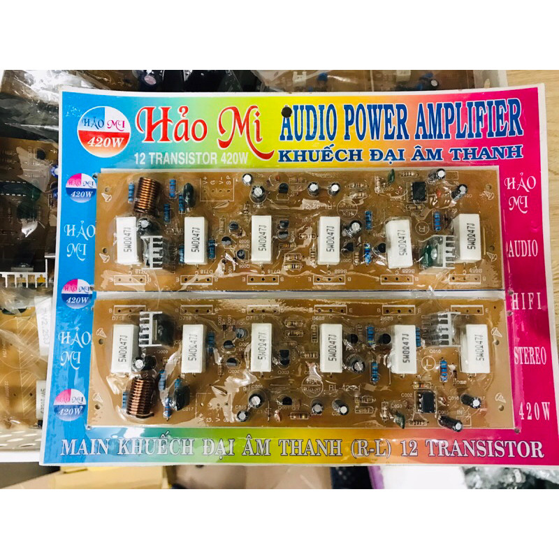 Bo công suất âm ly 12 sò 420w Hảo Mi