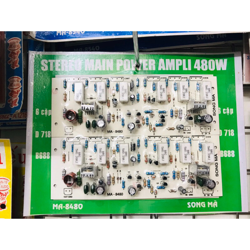Bo công suất âm ly 12 sò 480w Song Mã