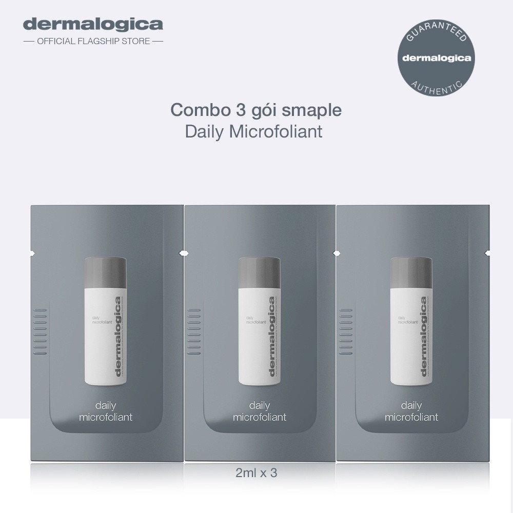 [Hàng tặng không bán] Combo 3 gói sample Dermalogica Daily Microfoliant