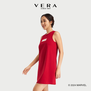 Đầm lửng sát nách nữ Cotton VERA MARVEL - D0004