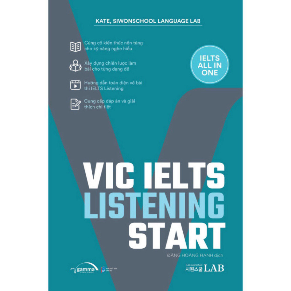 Sách - VIC IELTS Listening Start - IELTS All In One - SAP