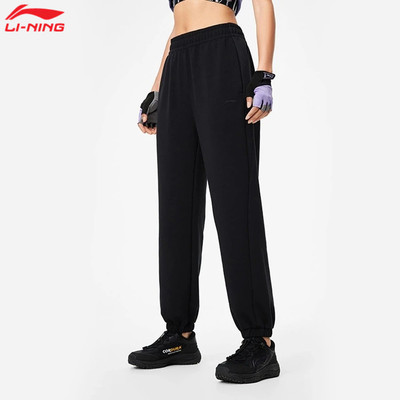 Quần Nỉ Thể Thao Nữ Li-Ning Tập Luyện AKLU134-4V (Ghép bộ Áo AWDU150-6V)