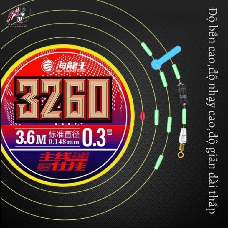 Combo 2 Dây Trục Câu Đài 3260, Trục Câu Đài Buộc Sẵn,Trục Câu Cá
