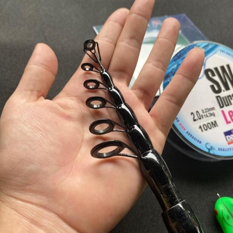 Bộ cần câu lure Rút Fit Cacbon ( Máy đứng FS , Máy ngang titan ) cực khỏe chuyên lure lóc , sộp ,chẽ