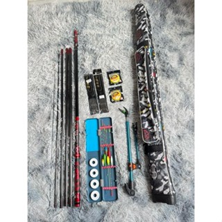 Combo Cần Câu Tay Xích Long 6H ,tải cá lớn,tặng kèm nhẫn và ngọn phụ.