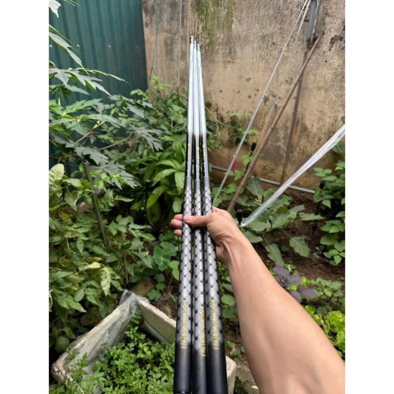 Combo Cần WODING Vương Giả Thần Kiếm 5H (Bản trắng bạc)chuyên câu tổng hợp,tự nhiên..