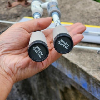  Cần câu lure Abu Garcia Jordan khoen Fuji Carbon 24T màu trắng cam cao cấp size từ 1m8 - 2m4 sale giá rẻ 