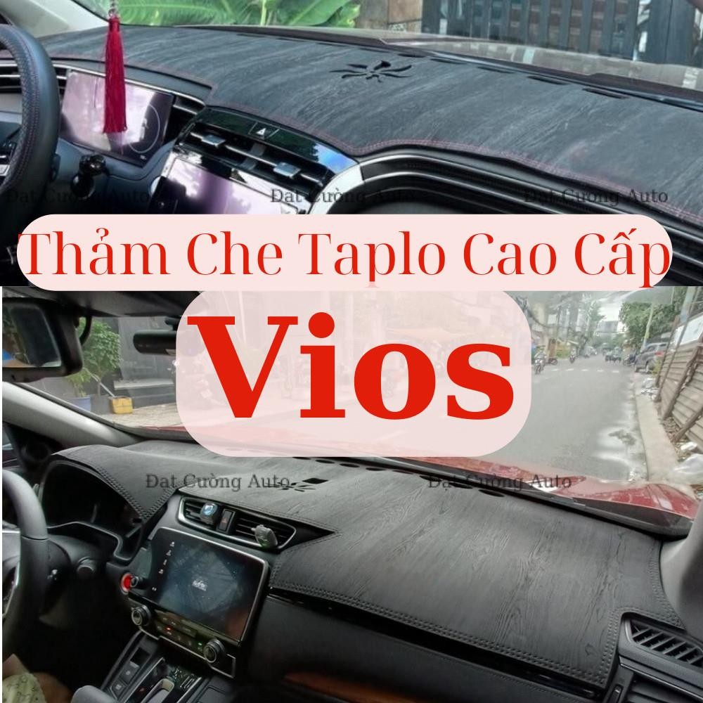 Thảm Che Taplo Toyota Vios Yaris 2008-2023,Thảm Taplo Xe Hơi 3 Lớp Chịu Nhiệt Bảo Hành 12 Tháng