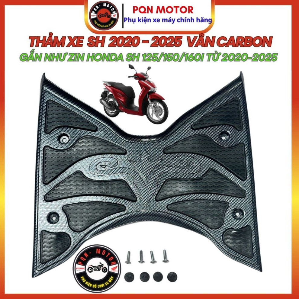 Thảm Carbon Sh 2025. Sh 2020 - 2025. Sh 2012 - 2016, Sh 2017 - 2019. Sh 125/150/160i Chính Hãng