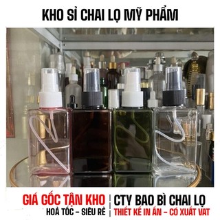 [KHO SỈ] Chai Nhựa Pet Xịt Phun Sương 100ml 150ml Lotion Hcn Chiết Mỹ Phẩm, Nước Hoa, Tinh Chất HUHA