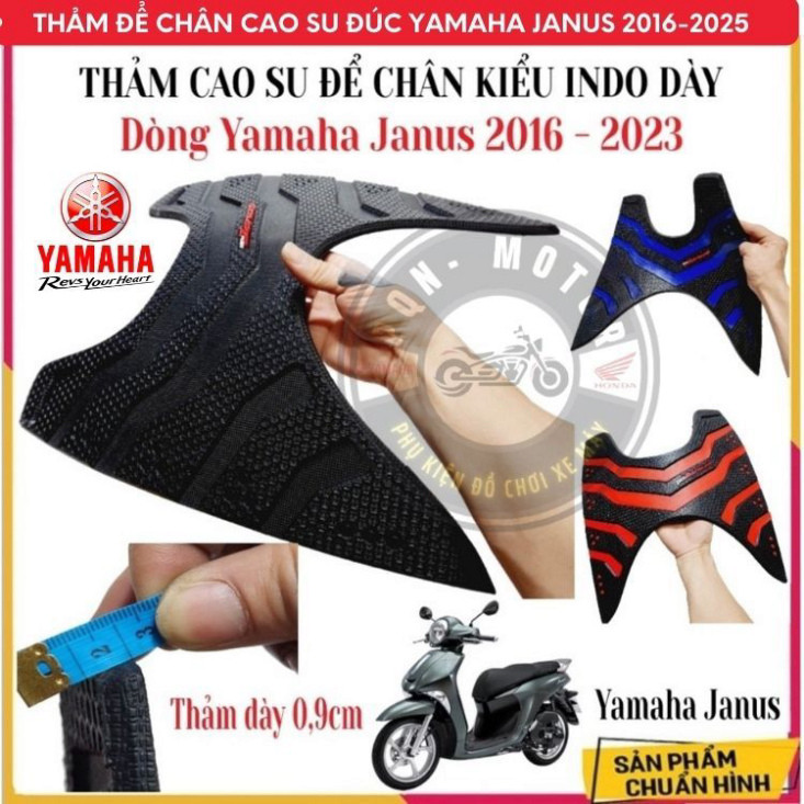 Thảm Janus 2025 Và Janus 2016 - 2024 Cao Su Đúc Dày 9mm. Bọc Chìa Khóa