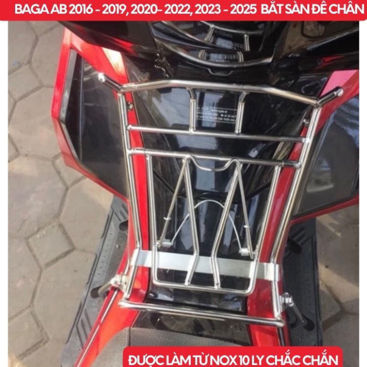 Baga AB 2007 - 2010, AB 2011-2012, AB 2013 - 2019, AB 2020-2022, AB 2023-2025 Inox 10 Ly