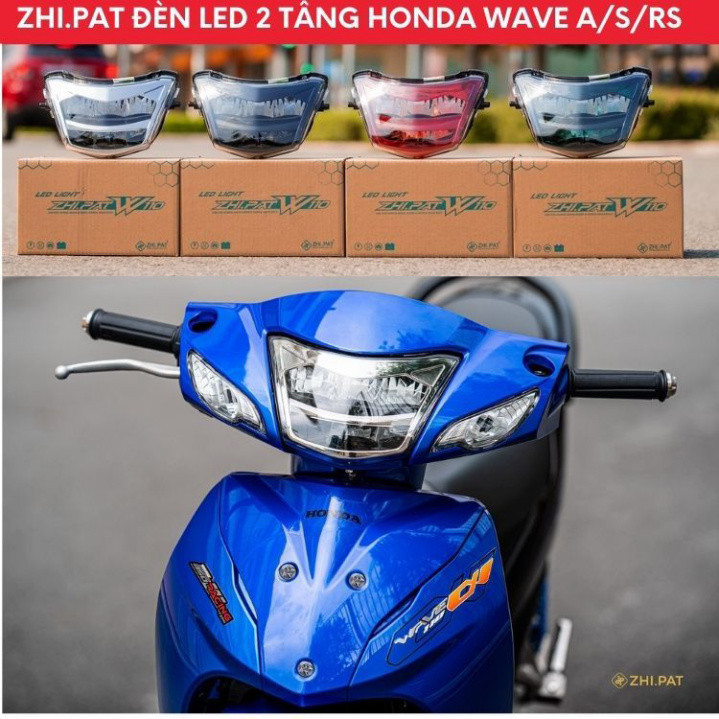 Đèn led 2 tầng WAVE A/S/RS/ chính hãng ZHIPAT Wave 110 Từ 2017 - 2026