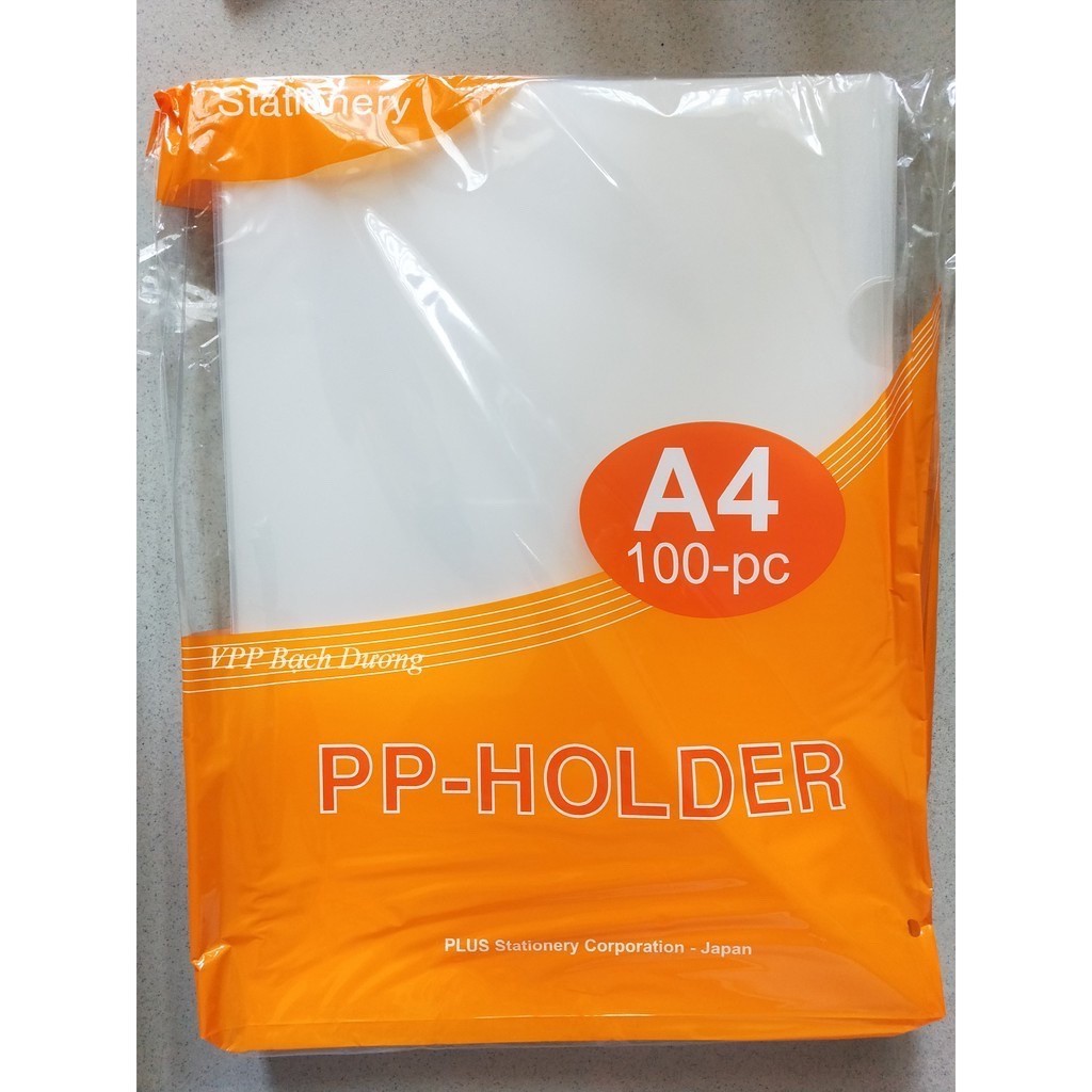 [ XẤP 100 CÁI ] Bìa lá A4 Plus
