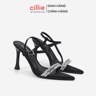  Giày Sandal Cao Gót Đi Tiệc Cillie Quai Dây ĐÍnh Đá Sang Trọng Thời Trang CG30 