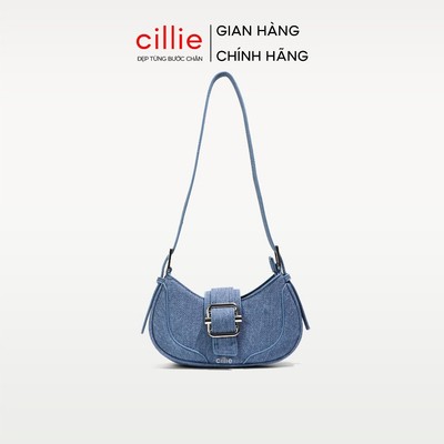 Túi Denim Đeo Vai Nữ Cillie Màu Jean Chất Da Cao Cấp T065