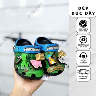 [Ảnh thật] Dép Có Quai Hậu - MineCraft 3d mẫu mới