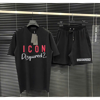  Bộ Quần Áo DSQ 035 Disque Màu Đen Trắng Hottrend Nam Nữ Giá Rẻ Đủ Size S-XXL Cho Cả Nam Và Nữ 