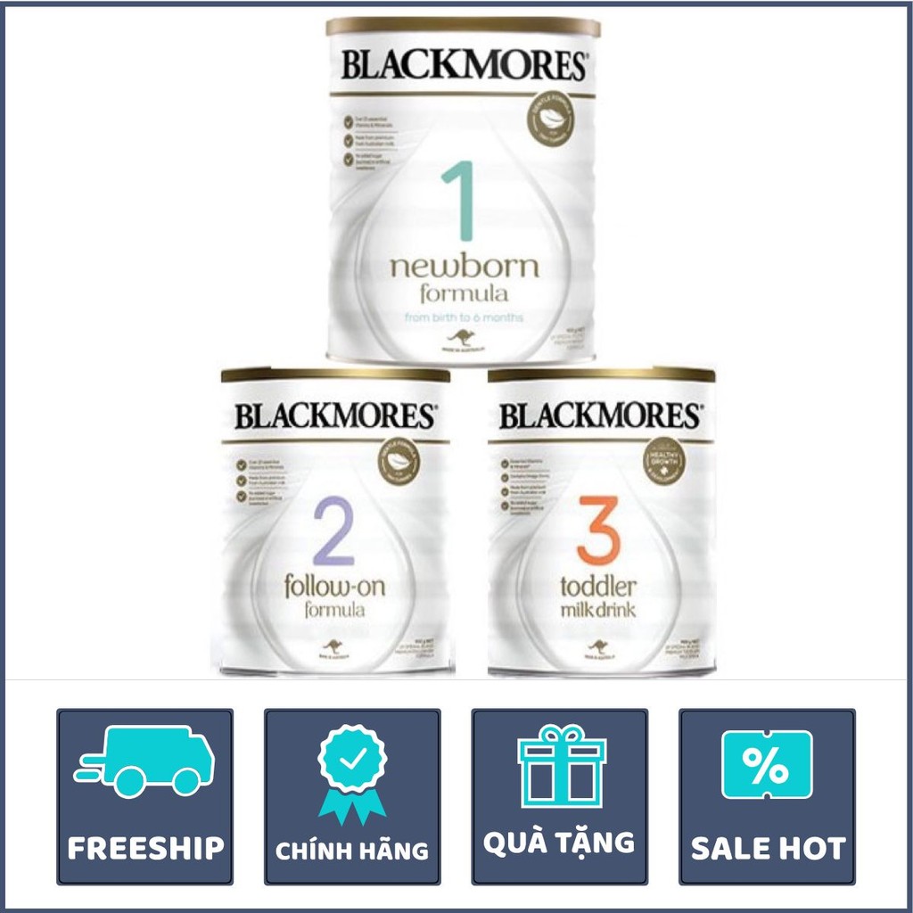 [Date 2026]Sữa bột Blackmores 900g đủ số 1,2,3 - hàng Úc đủ Tem Phụ