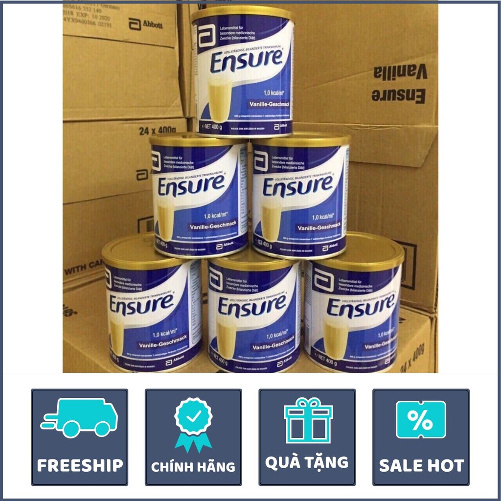 Sữa bột Ensure Đức 400gr [date 2027]