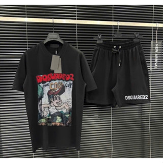 Bộ Quần Áo DSQ  017 Anh Trai Cook Ngầu Hottrend Nam Nữ Mùa hè
