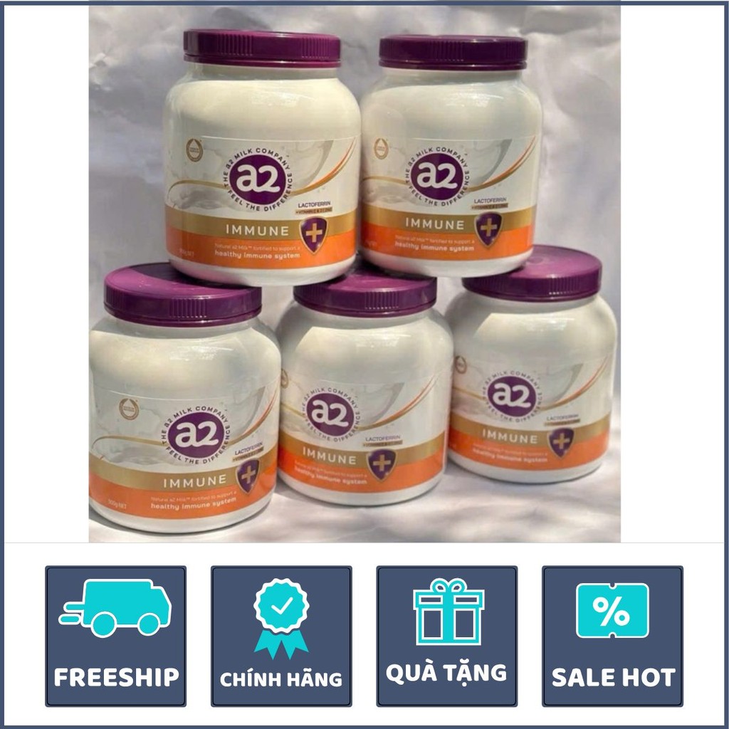 [Chính hãng] Sữa tươi nguyên kem dạng bột a2 immune bổ sung lactoferrin hộp 900g