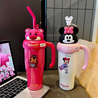  Bình Nước Giữ Nhiệt hoạt hình DISNEY inox dung tích lớn 850ML - Ly Giữ Nhiệt Americano Inox 304 Cao Cấp Cốc Uống Nước 