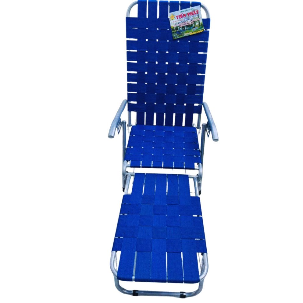 Ghế xếp bố dây bản to loại lớn  , ghế Bố Xếp Vải Bố Sơn Bạc cao cấp