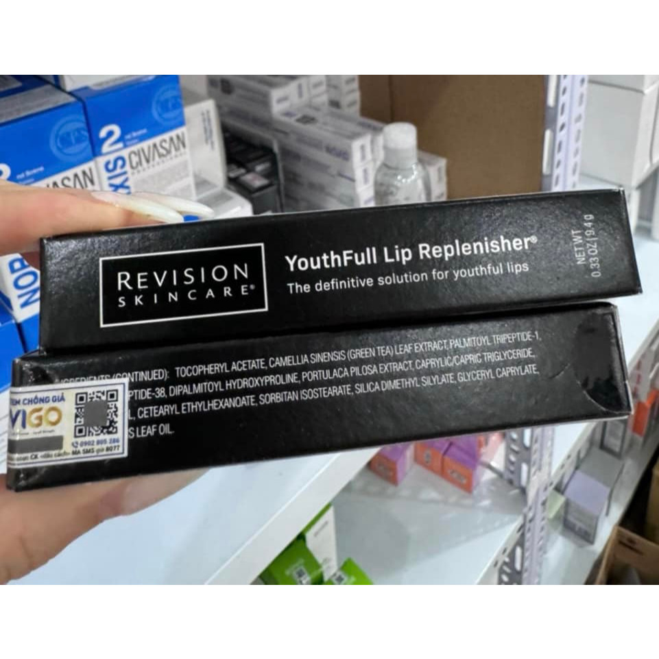 [cty] Son Dưỡng Môi Revision Giúp Căng Mọng, Mịn Màng Revision Skincare Youthfull Lip Replenisher 9.
