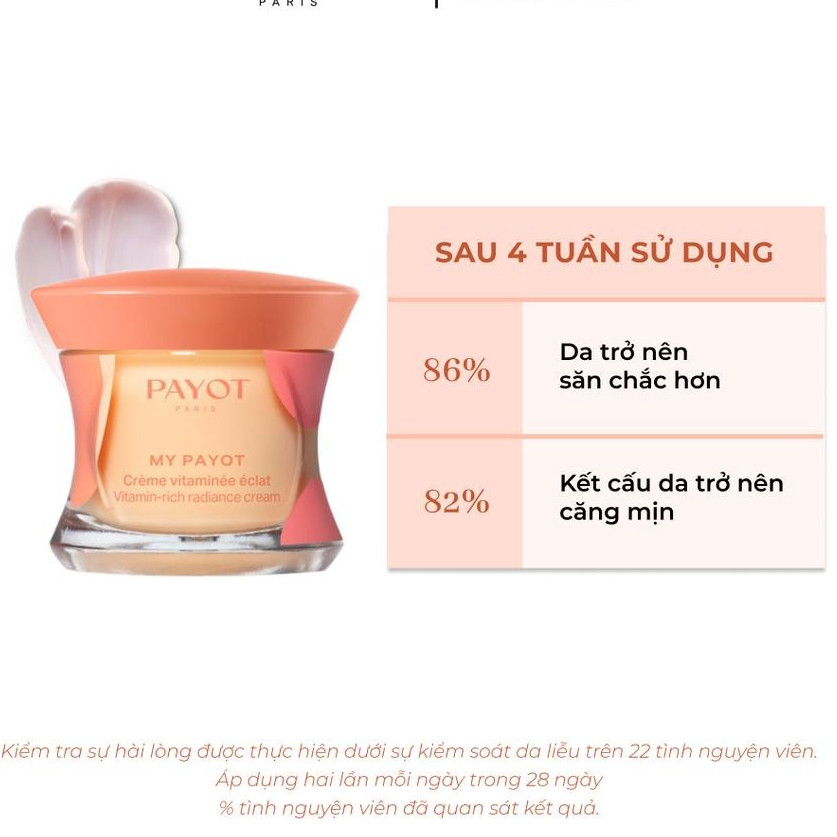 Kem dưỡng làm sáng cho da rạng rỡ My Payot Vitamin-rich radiance cream 50ml