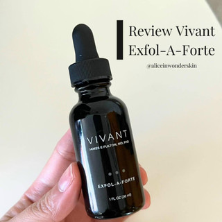   HÀNG CÔNG TY  Tinh Chất Serum Vivant Exfol-A Forte Ngừa Mụn Chống Lão Hoá Làm Sáng Da Mờ Thâm Nám 30ml 