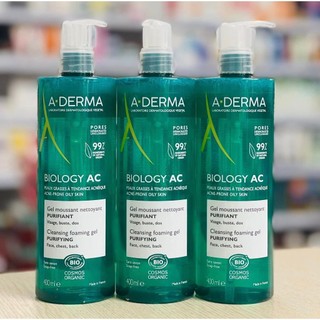 [Mẫu mới] Sữa rửa mặt tạo bọt Aderma  400ml