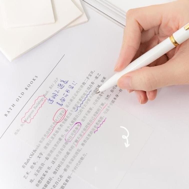 [ FREESHIP] Giấy ghi chú trong suốt chống nước HOT TREND - Note trong suốt tiện dụng
