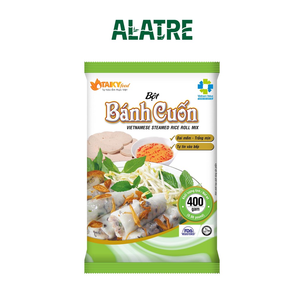 Bột bánh cuốn Tài Ký gói 400g - Alatre phân phối