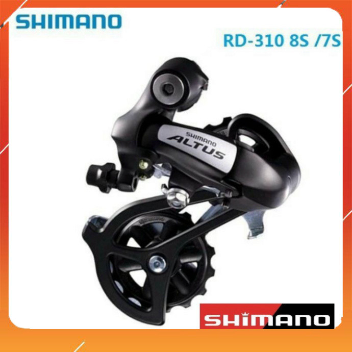Củ đề, gạt líp xe đạp shimano altus rd-m310 7, 8 speed (hàng chính hãng)